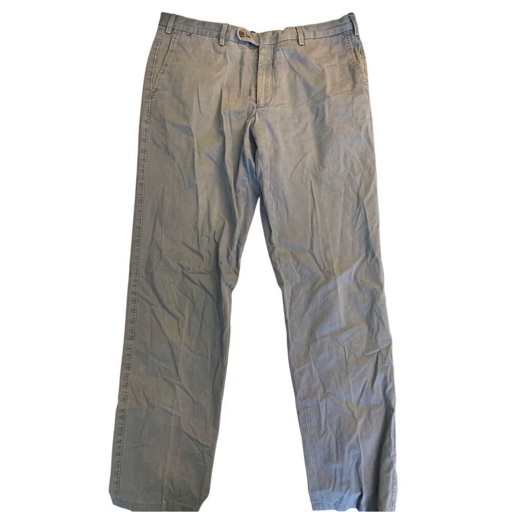 SuitSupply 100% cotton pants light blue gray men's size 50